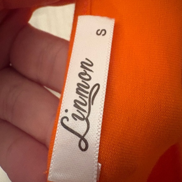 Orange Long Sleeve Bodysuit - Picture 3 of 3